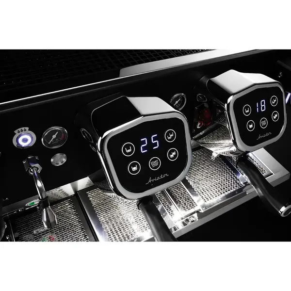 Espressomachine | AVIATOR | RVS | Automatisch | 2 Groepen | Boiler 14L | Digitaal | 400V | 841x618x463(h)mm