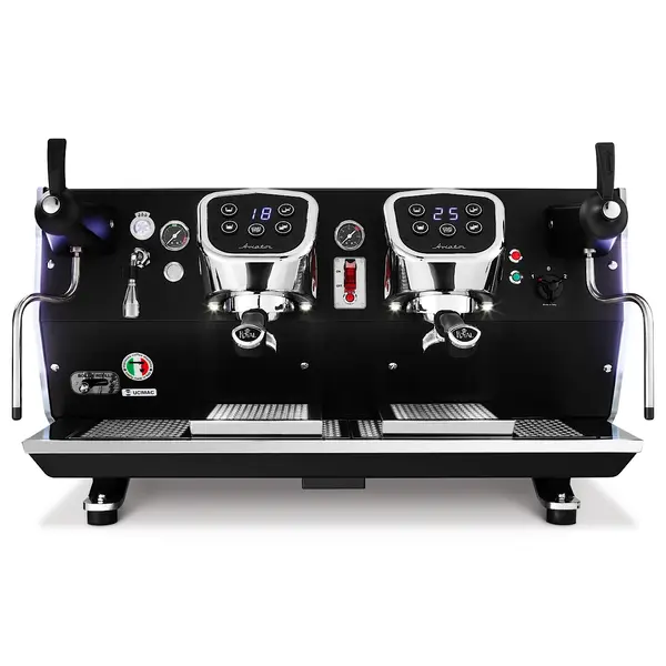 Espressomachine | AVIATOR | Zwart | Automatisch | 2 Groepen | Multi-Boiler 11L + 2x 0.8L | Touchscreen | 400V | 841x618x463(h)mm