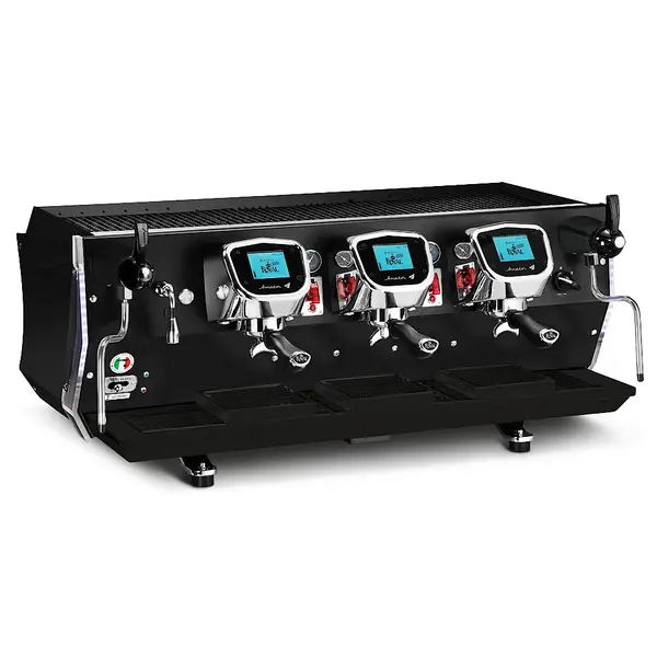 Espressomachine | AVIATOR | Zwart | Automatisch | 3 Groepen | Multi-Boiler 14L + 3x 0.8L | Touchscreen | 400V | 1088x618x463(h)mm