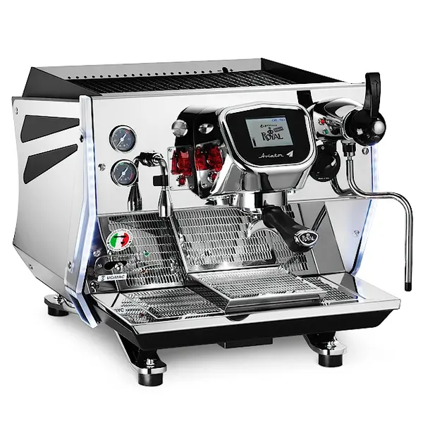 Espressomachine | AVIATOR | RVS | Automatisch | 1 Groep | Boiler 5L | Digitaal | 230V | 514x618x463(h)mm
