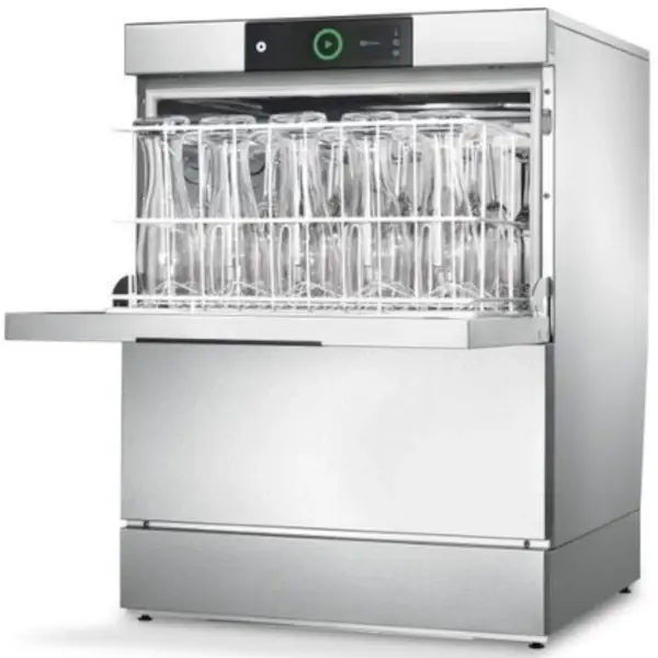 Glazenspoelmachine | PREMAX | Mand 500x500 | Osmose | Afvoerpomp | Zeeppomp | Naglanspomp | 230V/400V | Touchscreen + App | Dubbelwandig | 600x603x820(h)mm