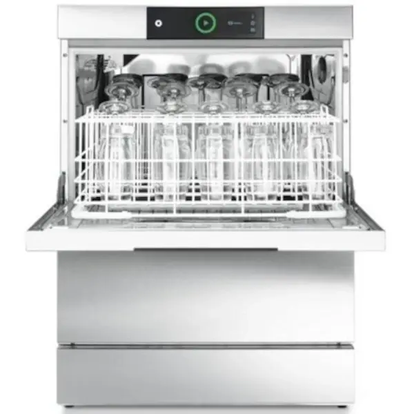 Glazenspoelmachine | PREMAX | Mand 500x500 | Osmose | Afvoerpomp | Zeeppomp | Naglanspomp | 230V/400V | Touchscreen + App | Dubbelwandig | 600x603x820(h)mm