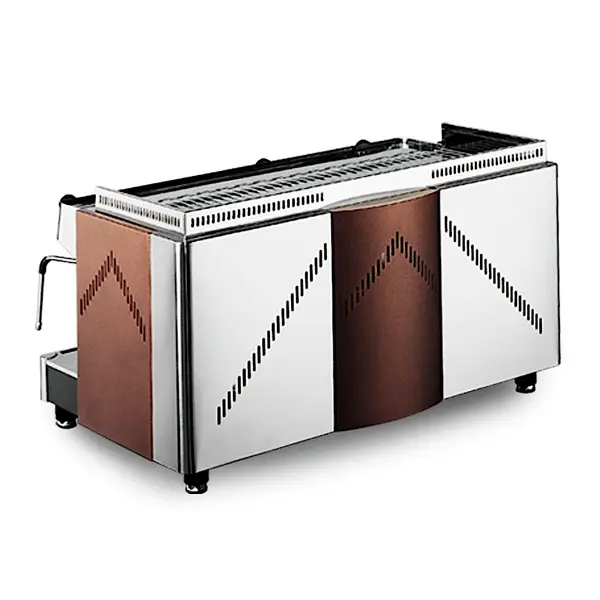 Espressomachine | DIADEMA OLD FASHIONED | RVS | Automatisch | 4 Groepen | Boiler 27L | Digitaal | 400V | 1104x560x519(h)mm