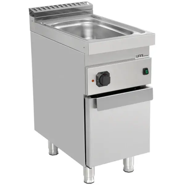Bain-Marie | 700 SERIE | Elektrisch | 1/1 GN | 1.5kW (230V) | Aftapkraan | Gesloten Onderkast | 400x700x850/900(h)mm