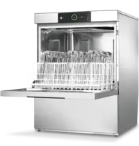 Hobart Glazenspoelmachine | Mand 500x500 | Afvoerpomp | Zeeppomp | Naglanspomp | 230V/400V | Touchscreen + App | Dubbelwandig | 600x603x825(h)mm