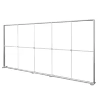 Luxus Modulair LED-Frame | LUMIX™ | Aluminium | Dubbelzijdig | Incl. Roltas | 5000x120x2500(h)mm