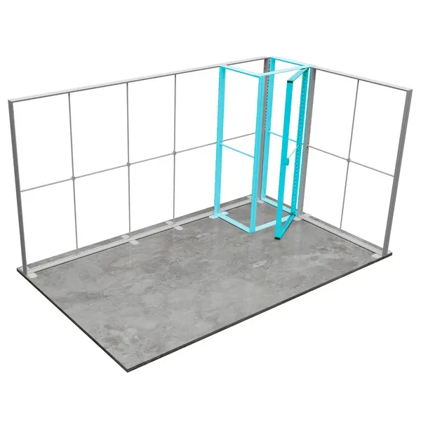 LED-Frame Locker | LUMIX™ | Aluminium | Incl. Roltas | 1000x1000x2500(h)mm