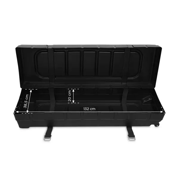 Beurskoffer | Kunststof | Riemsluiting | Wielen | 1340x430x268(h)mm