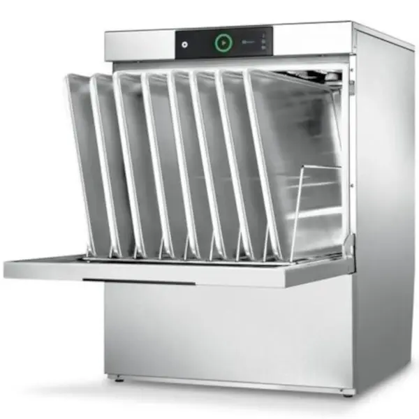 Horeca Vaatwasser | PROFI | Manden 500x500 & 600x400 | Afvoerpomp | Zeeppomp | Naglanspomp | 230V/400V | Touchscreen + App | Dubbelwandig | 600x643x825(h)mm