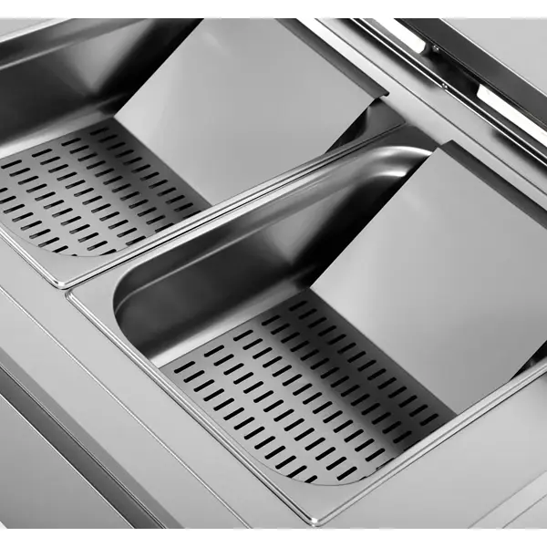 Friet-Warmhouder | 700 SERIE | 2x 1/1 GN | 30°C/90°C | 3kW (230V) | 800x700x300/350(h)mm