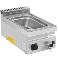 UNNI-COOKING Bain-Marie | 700 SERIE | Elektrisch | 1/1 GN | 30°C/90°C | 1.5kW (230V) | Aftapkraan | 400x700x300(h)mm