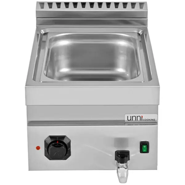 Bain-Marie | 700 SERIE | Elektrisch | 1/1 GN | 30°C/90°C | 1.5kW (230V) | Aftapkraan | 400x700x300(h)mm