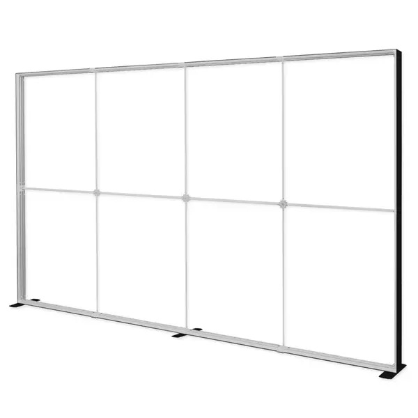LED-Frame | LUMIX™ BLACK | Aluminium | Dubbelzijdig | Modulair | Incl. Rolkoffer | 4000x120x2500(h)mm