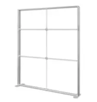 Luxus LED-Frame | LUMIX™ PRO | Aluminium | Dubbelzijdig | Modulair | Incl. Rolkoffer | 2000x120x2500(h)mm