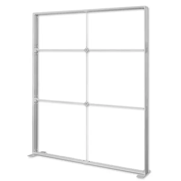 Modulair LED-Frame | LUMIX™ PRO | Aluminium | Dubbelzijdig | Incl. Rolkoffer | 2000x120x2500(h)mm