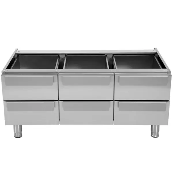 Onderstel | 700 SERIE | RVS | 6 Laden | 1200x700x600(h)mm