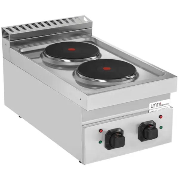 Fornuis | 700 SERIE | Tafelmodel | Elektrisch | 2 Kookpunten | 5.2kW (400V) | 400x700x300/350(h)mm