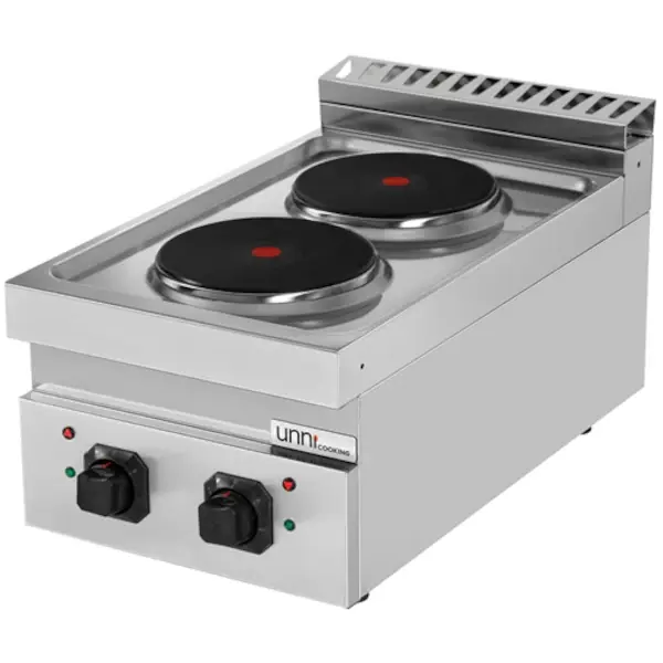 Fornuis | 700 SERIE | Tafelmodel | Elektrisch | 2 Kookpunten | 5.2kW (400V) | 400x700x300/350(h)mm