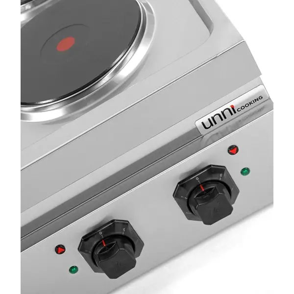 Fornuis | 700 SERIE | Tafelmodel | Elektrisch | 2 Kookpunten | 5.2kW (400V) | 400x700x300/350(h)mm