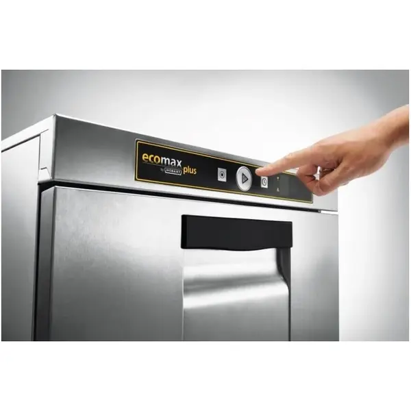 Horeca Vaatwasser | ECOMAX PLUS | Mand 500x500 | Afvoerpomp | Zeeppomp | Naglanspomp | 230V/400V | Dubbelwandig | 600x603x825(h)mm