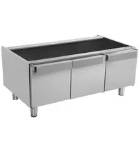 UNNI-COOKING Onderstel | 700 SERIE | RVS | 3 Deuren | 1200x700x600(h)mm 