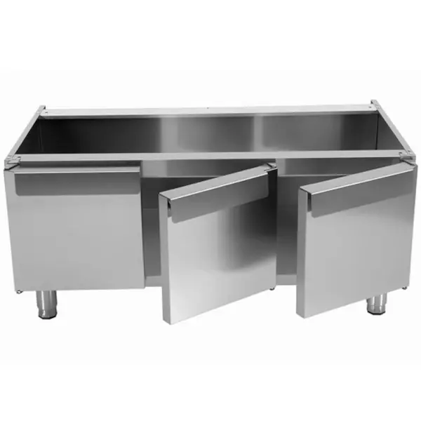 Onderstel | 700 SERIE | RVS | 3 Deuren | 1200x700x600(h)mm
