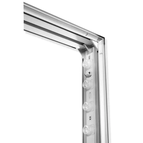 LED-Frame | BOX™ | Aluminium | Dubbelzijdig | Modulair | 1000x80x2300(h)mm