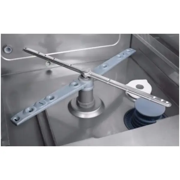 Horeca Vaatwasser | ECOMAX | Mand 500x500 | Afvoerpomp | Zeeppomp | Naglanspomp | 230V/400V | Dubbelwandig | 576x604x820(h)mm