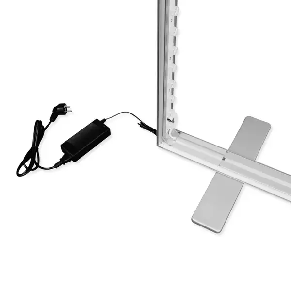 LED-Frame | BOX™ | Aluminium | Dubbelzijdig | Modulair | 1000x80x2500(h)mm