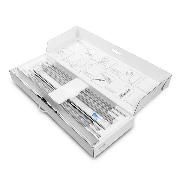LED-Frame | BOX™ | Aluminium | Dubbelzijdig | Modulair | 1000x80x2500(h)mm