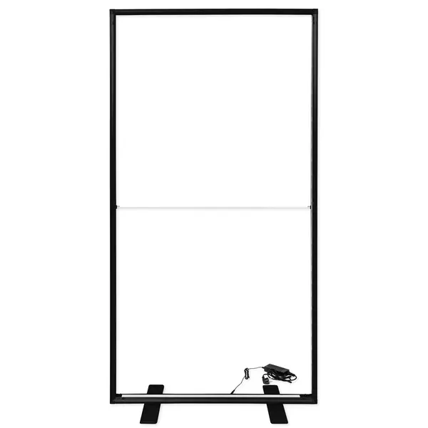 LED-Frame | BOX™ 2.0 BLACK | Aluminium | Dubbelzijdig | Modulair | 1000x85x2000(h)mm