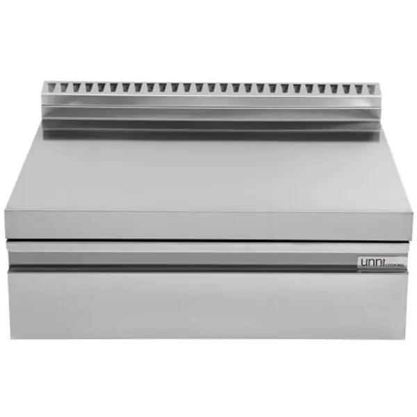 Neutrale Werkunit | 700 SERIE | RVS | 1 Lade | 800x700x300/350(h)mm