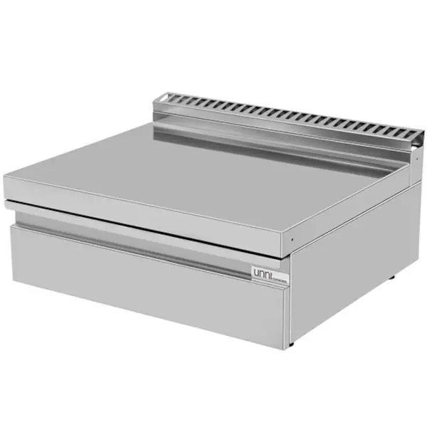 Neutrale Werkunit | 700 SERIE | RVS | 1 Lade | 800x700x300/350(h)mm