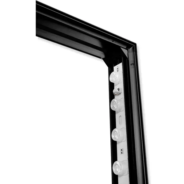 LED-Frame | BOX™ BLACK | Aluminium | Dubbelzijdig | Modulair | 1000x80x2500(h)mm