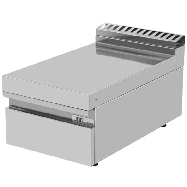 Neutrale Werkunit | 700 SERIE | RVS | 1 Lade | 400x700x300/350(h)mm