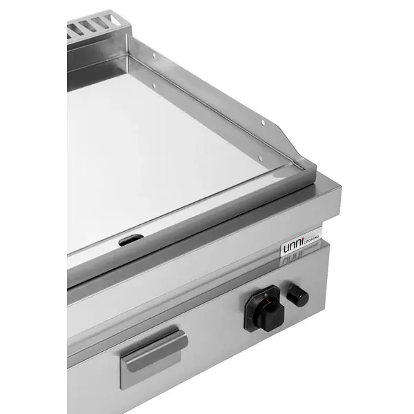 Bak-/Grillplaat | 700 SERIE | Gas | Glad Oppervlak 740x565 (Verchroomd) | 80°C/300°C | 13kW | Piëzo Ontsteking | 800x700x300(h)mm