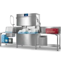 Hobart Doorschuifvaatwasser | PROFI | Mand 2x 500x500 (Dubbele Belading) | Afvoerpomp | Zeeppomp | Naglanspomp | 400V | Touchscreen + App | Dubbelwandig | 1268x742x1510(h)mm