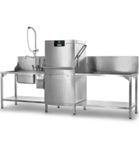 Hobart Doorschuifvaatwasser | PREMAX | Mand 600x500 | Afvoerpomp | Zeeppomp | Naglanspomp | 400V | Touchscreen + App | Dubbelwandig | 735x742x1610(h)mm