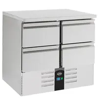 CombiSteel Koelwerkbank | COMPACT LINE | 257L | 4 Laden | +2°C/+8°C | Statisch + Ventilator | 900x700x875(h)mm 