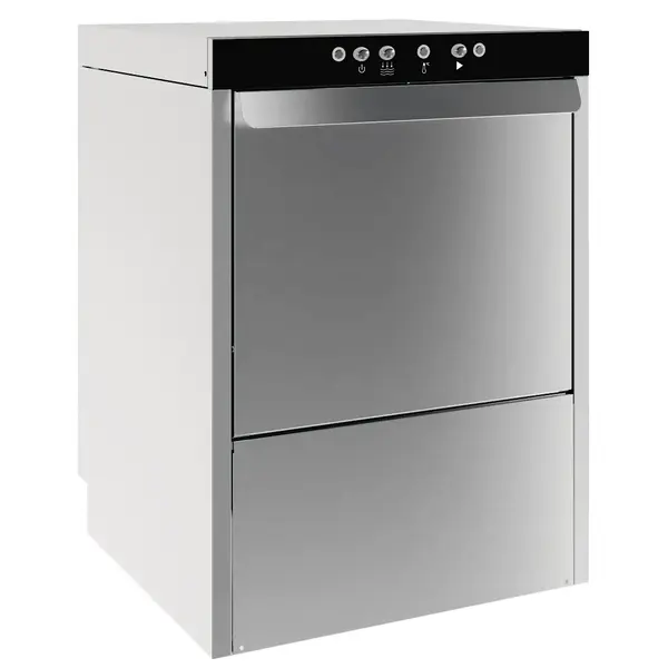 Horeca Vaatwasser | SMART | Mand 500x500 | Afvoerpomp | Zeeppomp | Naglanspomp | 400V | Dubbelwandig | 600x600x820(h)mm