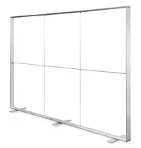 Luxus LED-Frame | BOX™ PLUS | Staal/Aluminium | Dubbelzijdig | Incl. Roltas | 3000x100x2300(h)mm