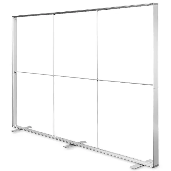 LED-Frame | BOX™ PLUS | Staal/Aluminium | Dubbelzijdig | Incl. Roltas | 3000x100x2300(h)mm
