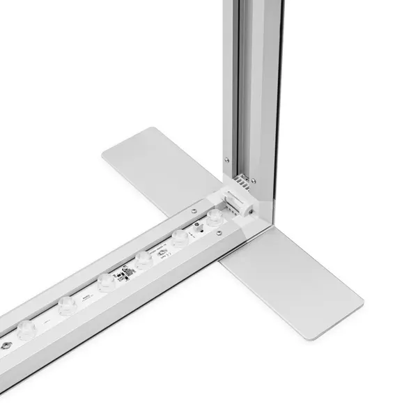 LED-Frame | BOX™ 2.0 PLUS | Staal/Aluminium | Dubbelzijdig | Incl. Roltas | 2000x100x2440(h)mm