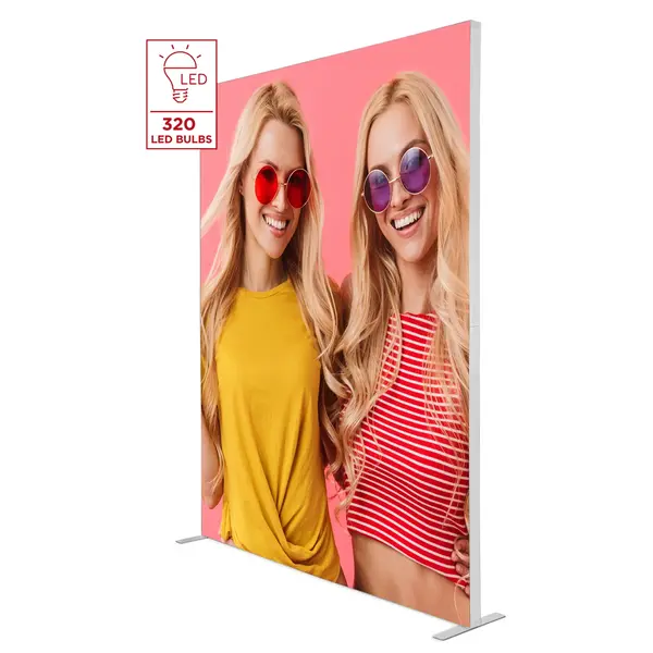 LED-Wand | BACKLIGHT | Aluminium | Incl. Roltas | 2000x65x2500(h)mm