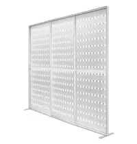 Luxus LED-Wand | BACKLIGHT | Aluminium | Incl. Roltas | 3000x65x2500(h)mm