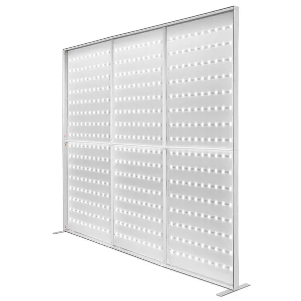 LED-Wand | BACKLIGHT | Aluminium | Incl. Roltas | 3000x65x2500(h)mm
