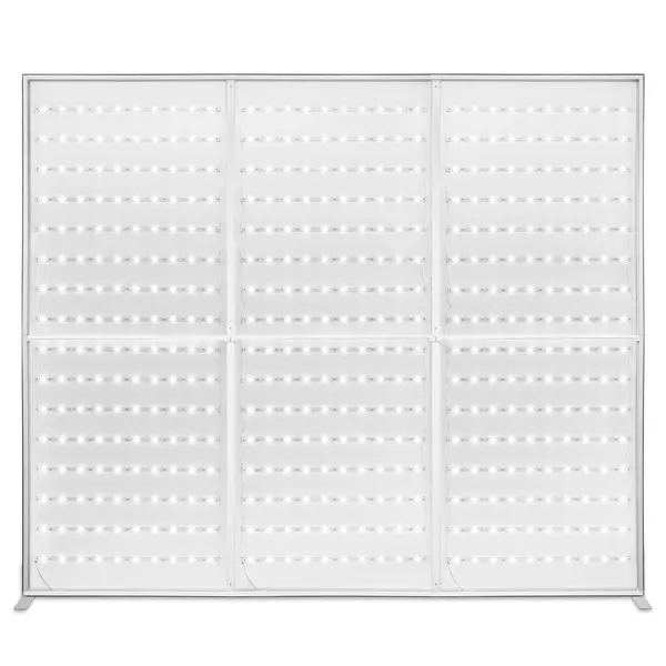 LED-Wand | BACKLIGHT | Aluminium | Incl. Roltas | 3000x65x2500(h)mm