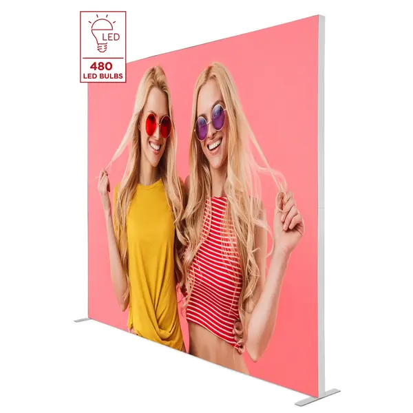 LED-Wand | BACKLIGHT | Aluminium | Incl. Roltas | 3000x65x2500(h)mm