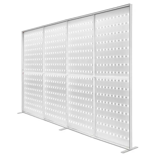 LED-Wand | BACKLIGHT | Aluminium | Incl. Roltas | 4000x65x2500(h)mm