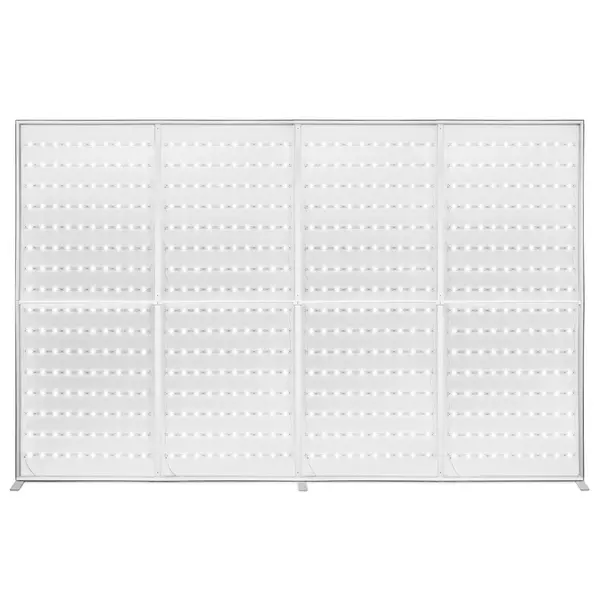 LED-Wand | BACKLIGHT | Aluminium | Incl. Roltas | 4000x65x2500(h)mm